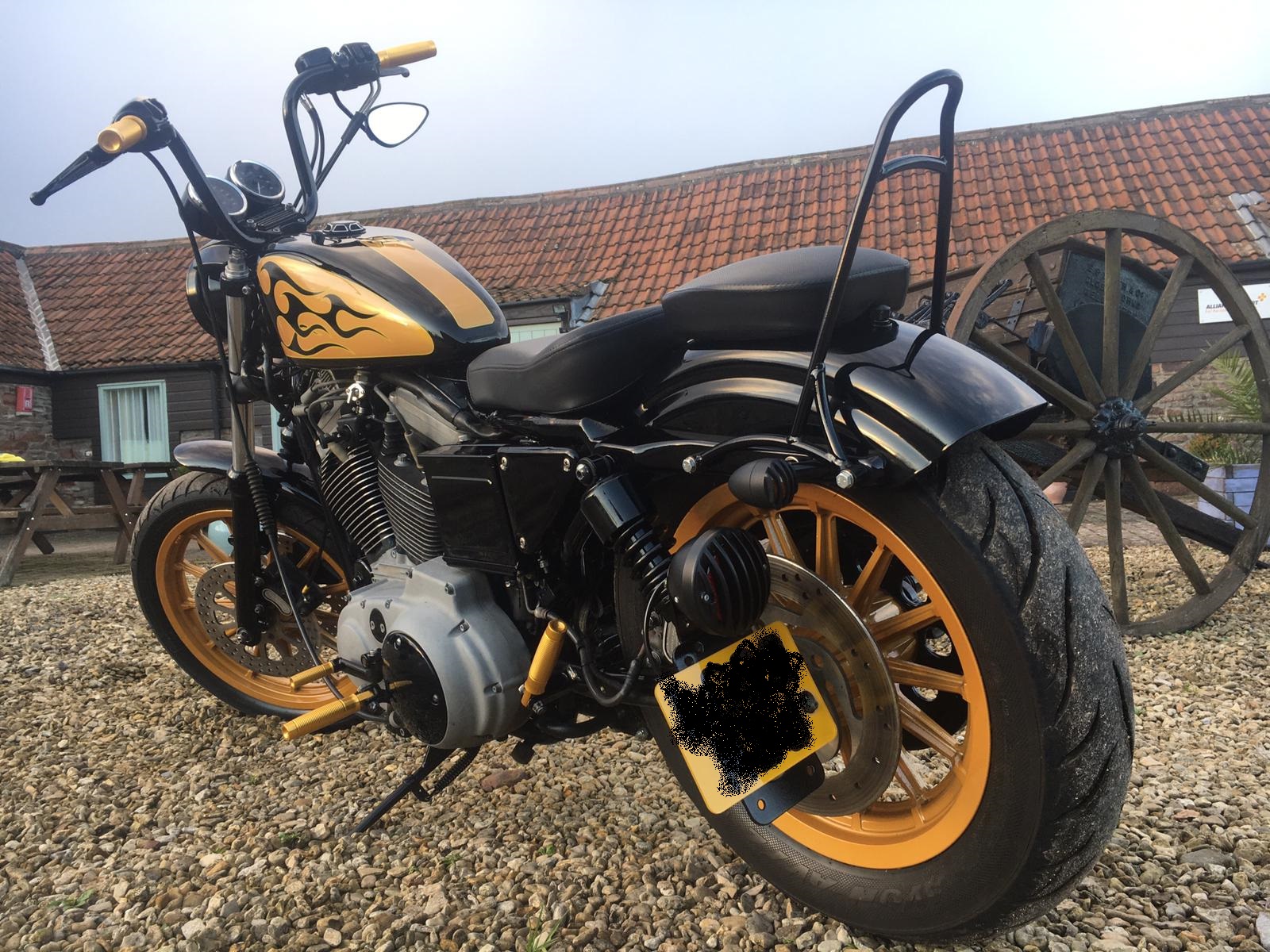 Harley Davidson finished