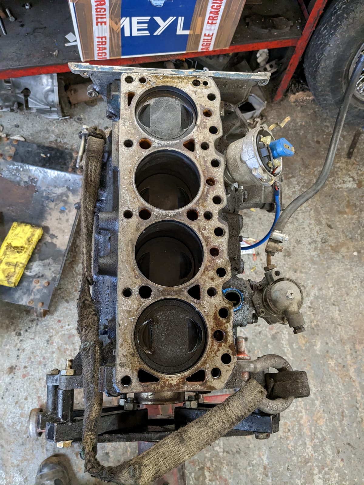 Lotus Cortina work