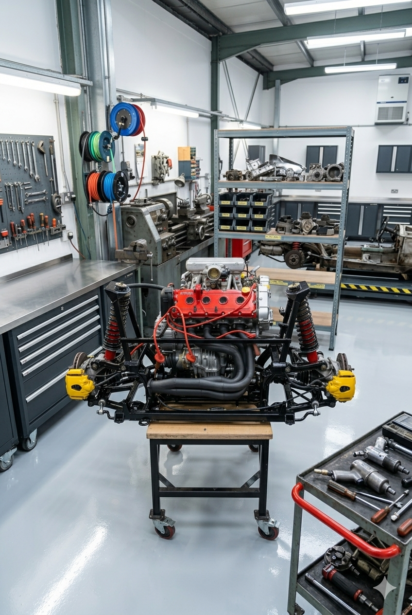 Engine and mechanical restoration work