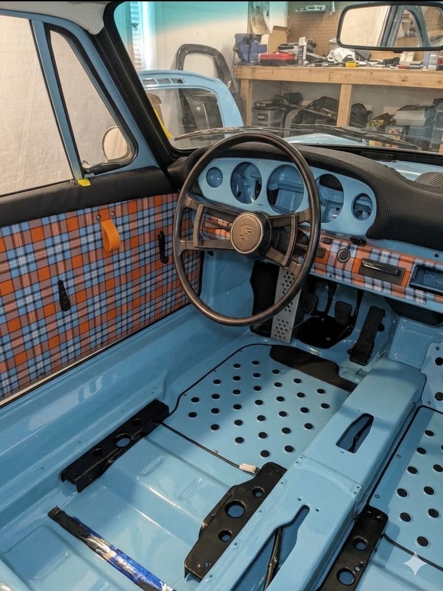 Interior retrimming work